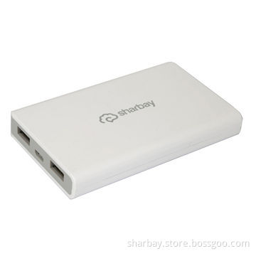 6,000mAh Power banks for phones, tablet PC, with dual USB ports and lithium polymer battery